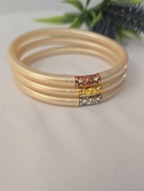 Budha All Weather Womens Bracelet. Color Cream  (Not Budhagirls)
